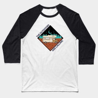 Camping - The outdoors are calling Baseball T-Shirt